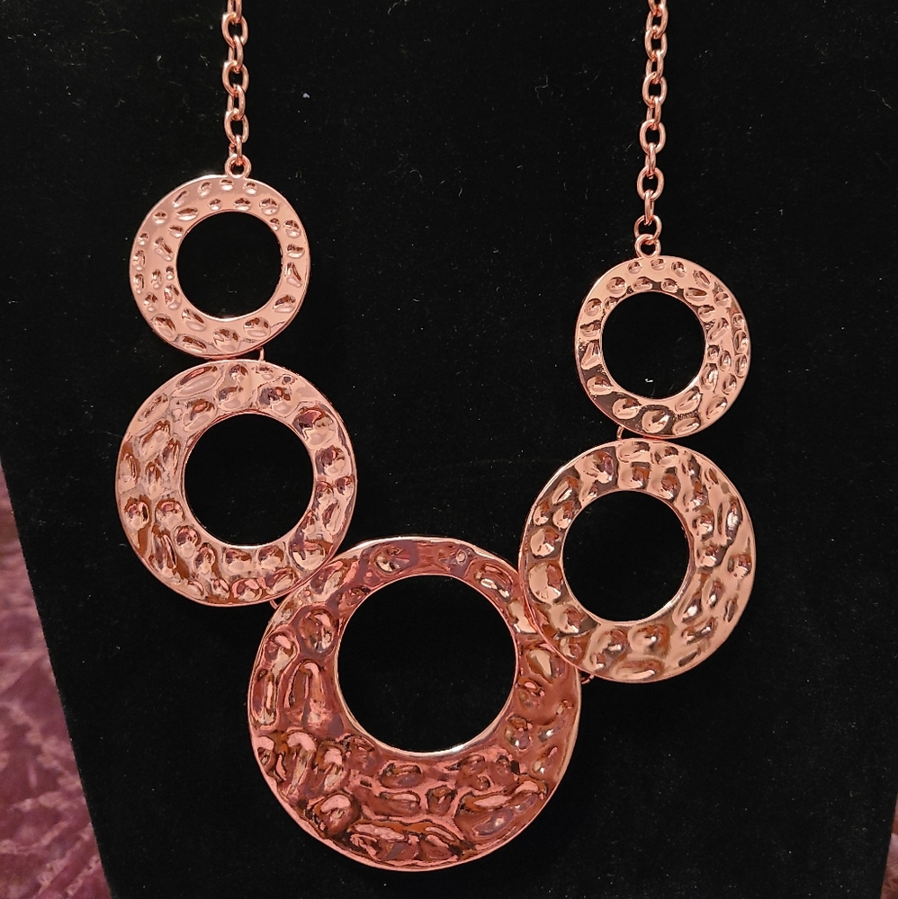 Necklace with matching earrings